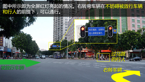 通过路口时不看辅助标志当心吃到罚单