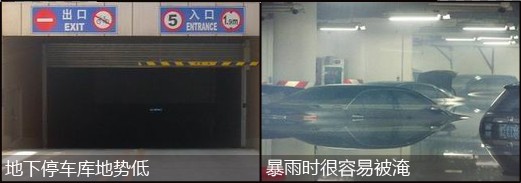 暴雨水淹地下停车库 恶劣天气如何安全停车