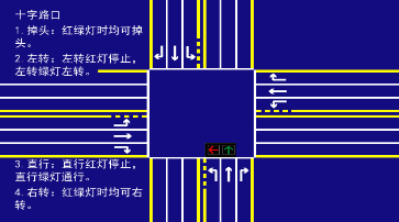 com   十字路口至少会配备两组红绿灯,一般为箭头指向型.